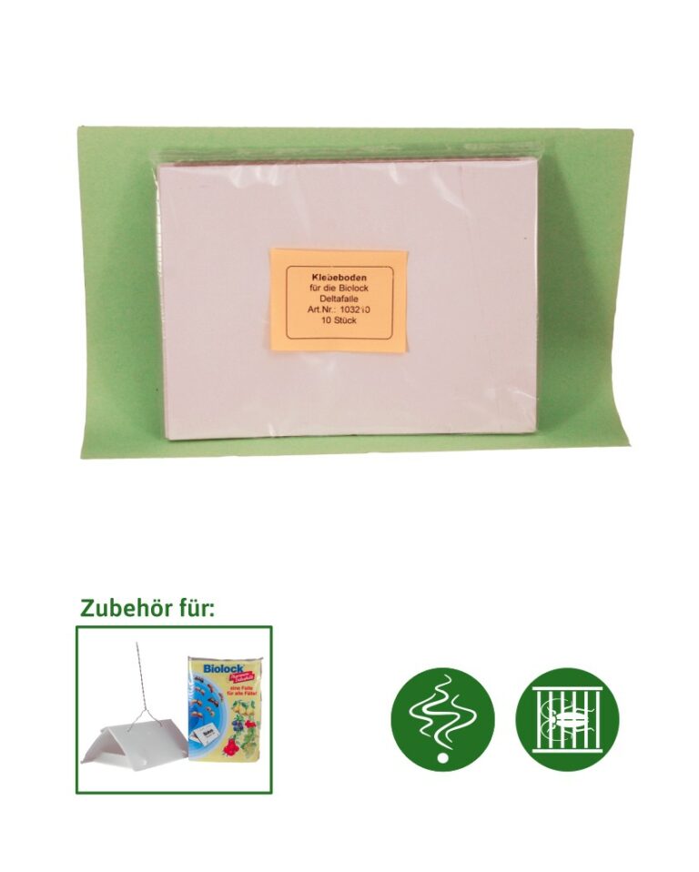 Biolock® Deltafalle Klebeböden 2 x 10 Stück/Pack