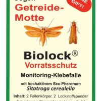 Biolock® Getreidemottenfalle (sitotroga cerealella) 2 FALLEN + 2 LOCKSTOFFE /SET