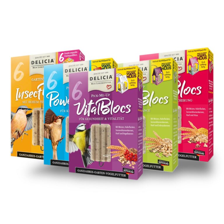 Pick-Me-Up Blocs Vogelfutter 6 Variationen